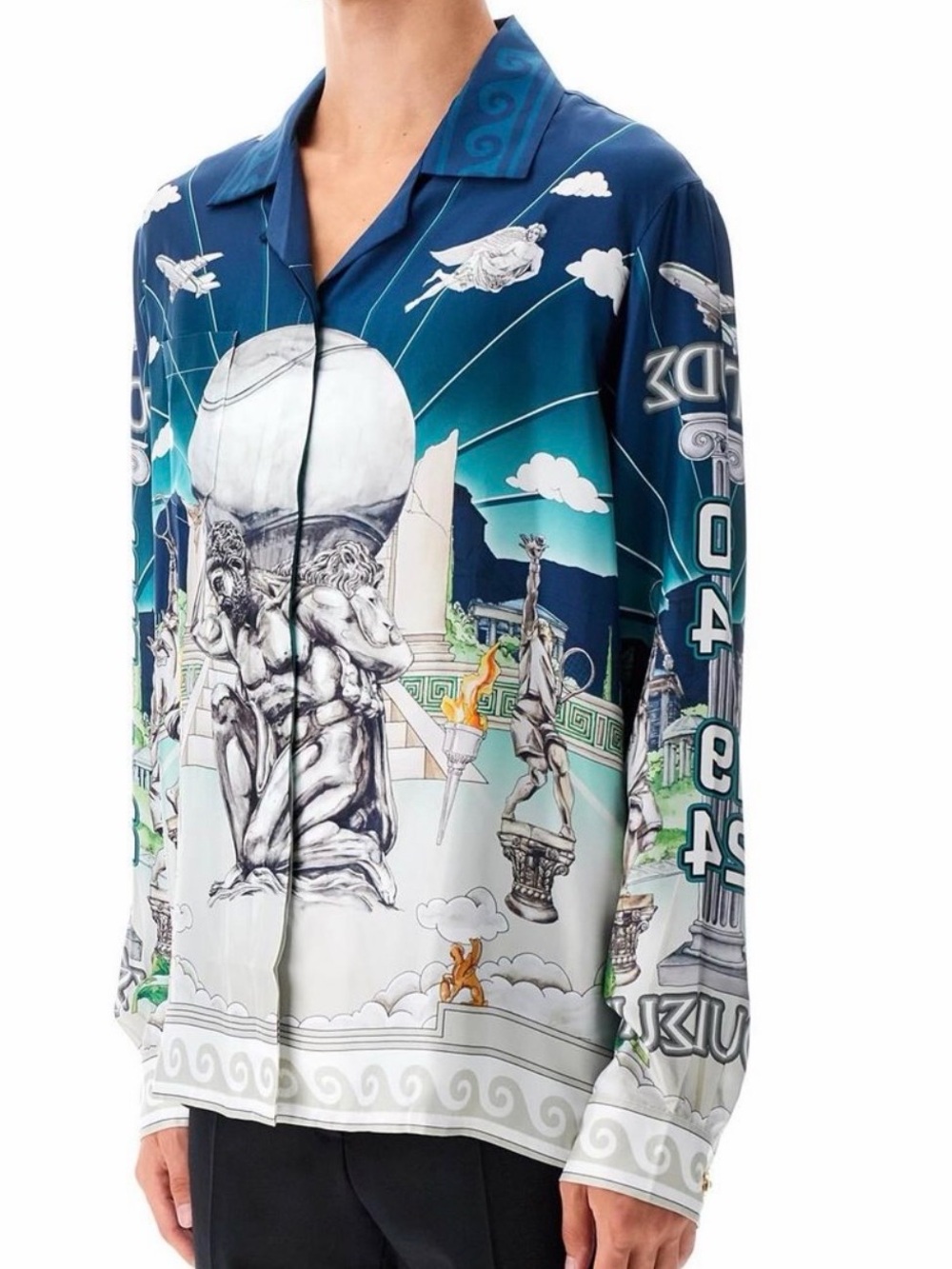Casablanca Equipement Sportif Cuban Silk Shirt